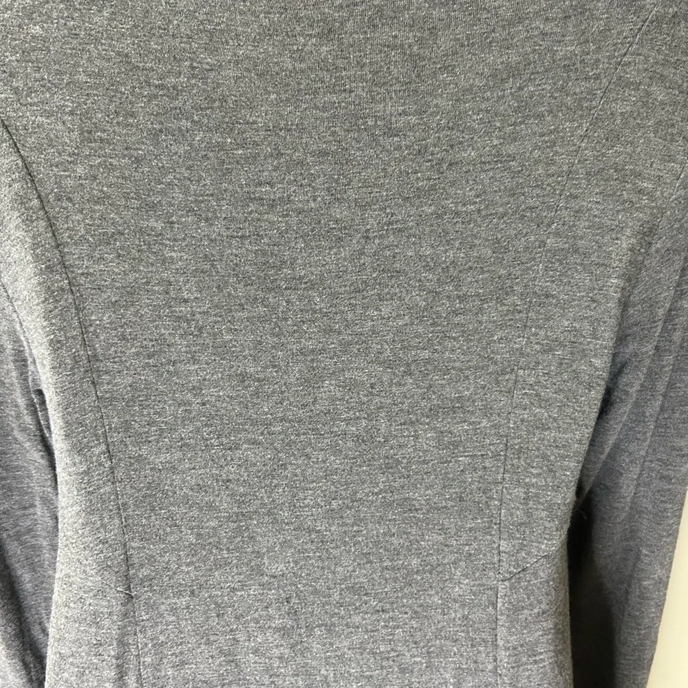 Source Unknown Gray Long Sleeve Dress